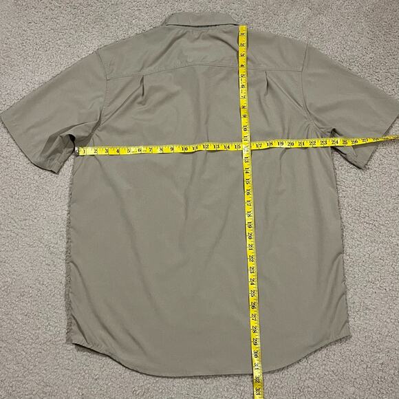 Carhartt Force Mens Lightweight Short Sleeve Shirt Dark Khaki Size Large - Picture 5 of 5
